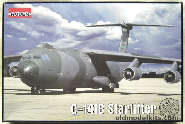 Roden 1/144 Lockheed C-141B Starlifter Plus Caracal Model Decals With 11 Options, 331 plastic model kit